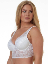 After Eden D-Cup & Up Fabienne white padded bra