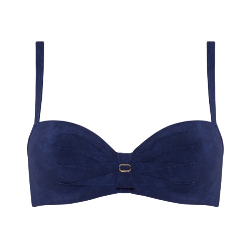 Marlies Dekkers Swimwear Puritsu navy blue padded bikini bra Marlies Dekkers Swimwear Puritsu navy blue padded bikini bra