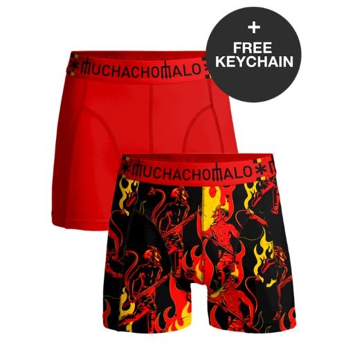 Muchachomalo Football BE red/black boxershort