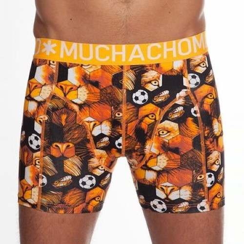 Muchachomalo Football NL orange/print boxershort