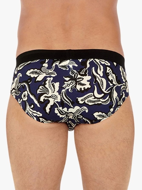 HOM Catalan navy/print brief HOM Catalan navy/print brief