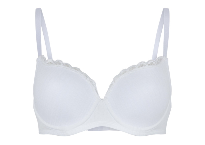 LingaDore Daily Cottonlook snow white padded bra LingaDore Daily Cottonlook snow white padded bra