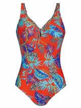 Anita Beach Camilla orange/print bathingsuit