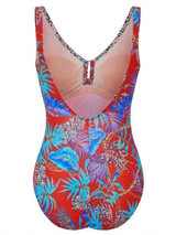 Anita Beach Camilla orange/print bathingsuit