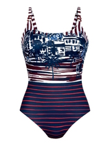 Anita Beach Lara navy/print bathingsuit