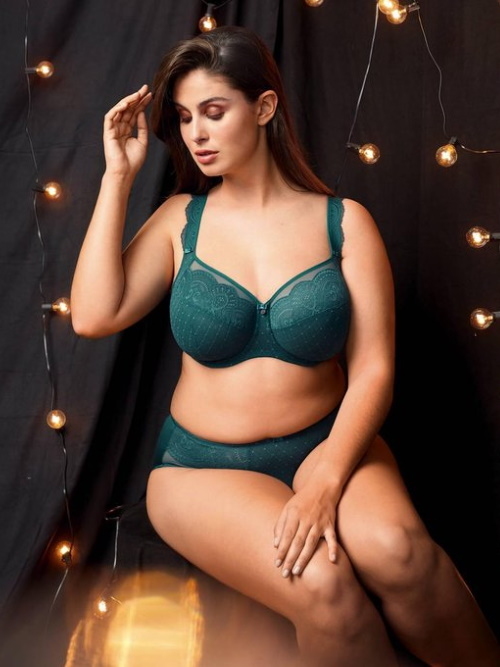 Rosa Faia Selma petrol non-padded bra Rosa Faia Selma petrol non-padded bra