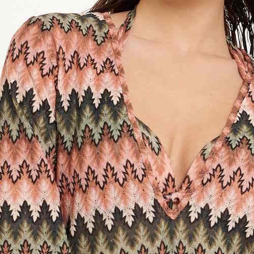 LingaDore Beach Neva green/pink tunic LingaDore Beach Neva green/pink tunic