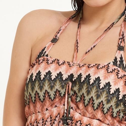 LingaDore Beach Neva green/pink beach dress LingaDore Beach Neva green/pink beach dress