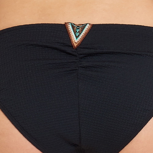 LingaDore Beach Abria black bikini brief LingaDore Beach Abria black bikini brief