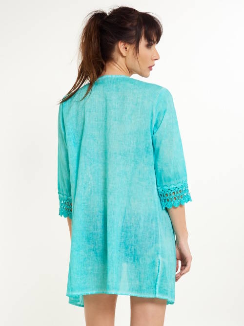 LingaDore Beach Cover Up aqua kimono LingaDore Beach Cover Up aqua kimono