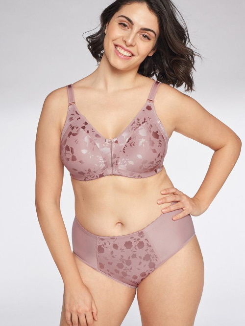 Naturana Minimizer antique rose wireless bra Naturana Minimizer antique rose wireless bra
