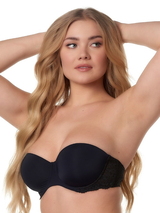 After Eden D-Cup & Up Abby black padded bra