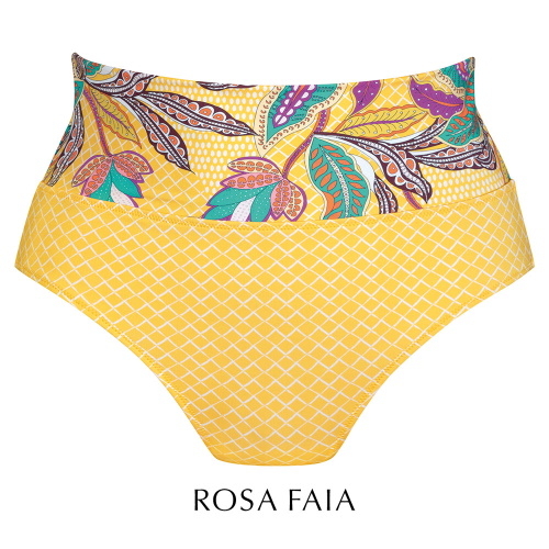 Rosa Faia Swimwear Sunny yellow/print bikini brief Rosa Faia Swimwear Sunny yellow/print bikini brief