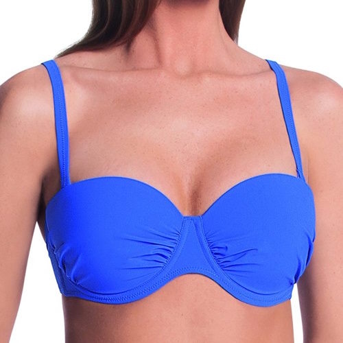 Rosa Faia Swimwear Cosima french blue padded bikini bra Rosa Faia Swimwear Cosima french blue padded bikini bra