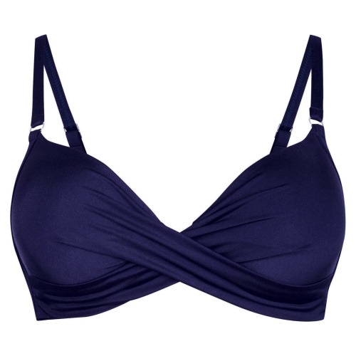 Rosa Faia Swimwear Maja navy blue padded bikini bra Rosa Faia Swimwear Maja navy blue padded bikini bra