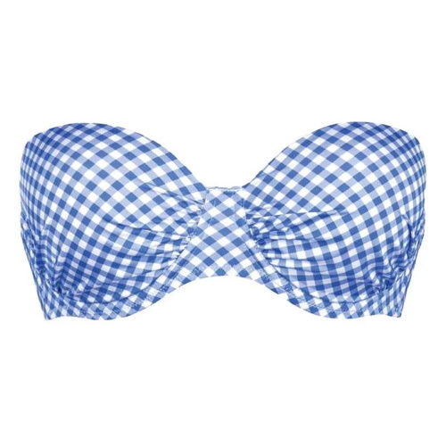 Rosa Faia Swimwear Cosima blue padded bikini bra Rosa Faia Swimwear Cosima blue padded bikini bra