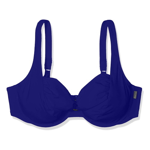 Rosa Faia Swimwear Hermine blue violet soft-cup bikini bra Rosa Faia Swimwear Hermine blue violet soft-cup bikini bra