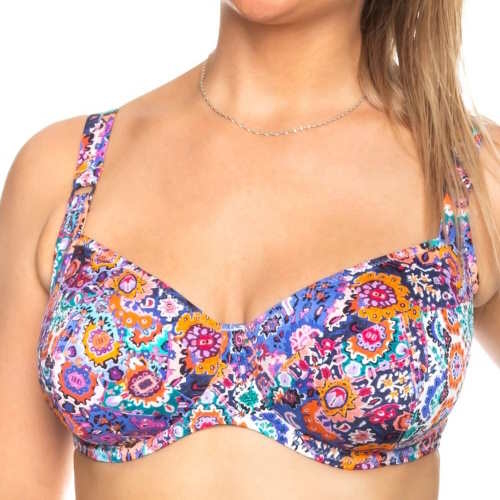 Rosa Faia Beach Federica multicolor/print soft-cup bikini bra