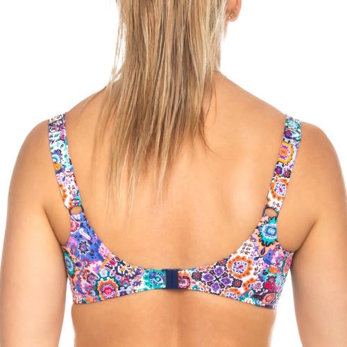 Rosa Faia Swimwear Federica multicolor/print soft-cup bikini bra Rosa Faia Swimwear Federica multicolor/print soft-cup bikini bra