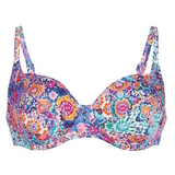 Rosa Faia Beach Federica multicolor/print soft-cup bikini bra