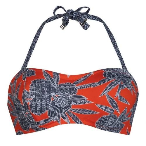 Rosa Faia Swimwear Bella papaya soft-cup bikini bra Rosa Faia Swimwear Bella papaya soft-cup bikini bra