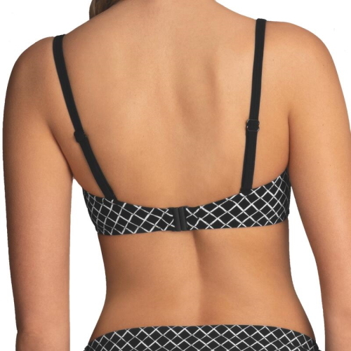 Rosa Faia Swimwear Cassie black/white padded bikini bra Rosa Faia Swimwear Cassie black/white padded bikini bra