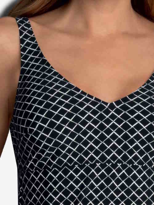 Rosa Faia Swimwear Malaika black/white tankini top Rosa Faia Swimwear Malaika black/white tankini top