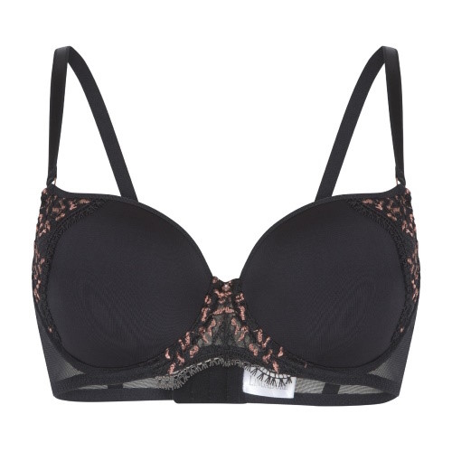 LingaDore In love with embroidery black/copper padded bra LingaDore In love with embroidery black/copper padded bra
