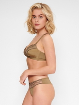 LingaDore Olive olive green thong