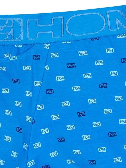 HOM Vauban blue/print boxer short HOM Vauban blue/print boxer short