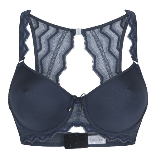 LingaDore Midnight Blue navy blue non-padded bra LingaDore Midnight Blue navy blue non-padded bra