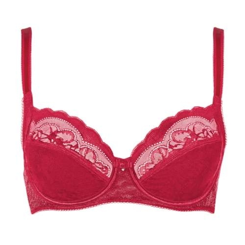 Lisca Evelyn red non-padded bra Lisca Evelyn red non-padded bra
