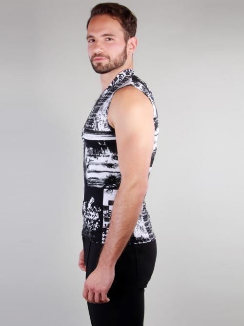 Peter Domenie 073 Fuel black/white shirt Peter Domenie 073 Fuel black/white shirt