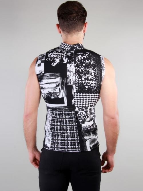 Peter Domenie 073 Fuel black/white shirt Peter Domenie 073 Fuel black/white shirt