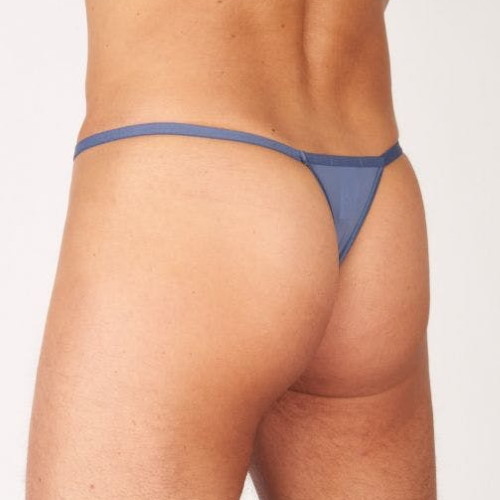 HOM Plume jeans blue men thong HOM Plume jeans blue men thong