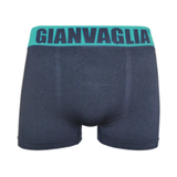Gianvaglia Jax black/aqua micro boxershort