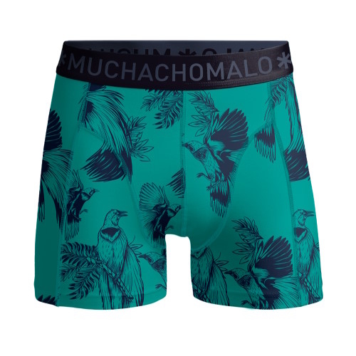 Muchachomalo Birds aqua/print boys boxershort