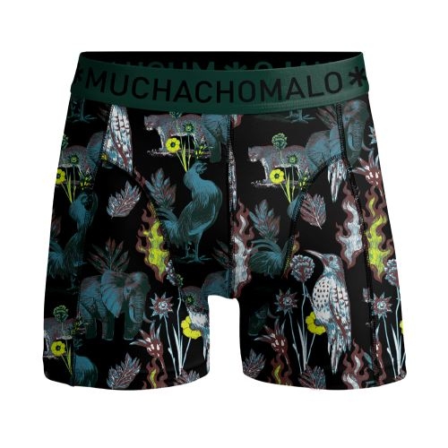 Muchachomalo Jungle black/print boxershort