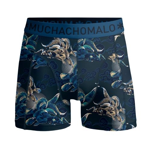 Muchachomalo Wolves blue/print boxershort
