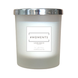 Moments Lean Back silver scented candle
