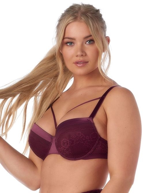 After Eden D-Cup & Up Milly magenta padded bra After Eden D-Cup & Up Milly magenta padded bra