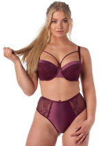 After Eden D-Cup & Up Milly magenta thong