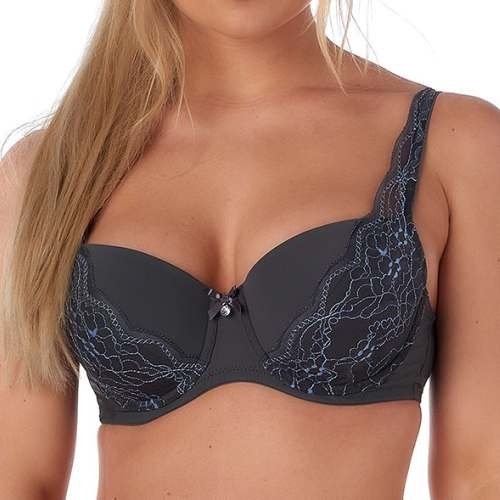 After Eden D-Cup & Up Fauve anthracite padded bra