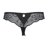 After Eden D-Cup & Up Fauve anthracite thong