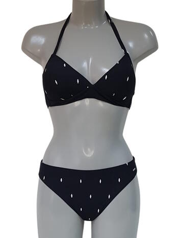Bomain Faro Zwart Halter Bikini