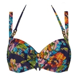 Marlies Dekkers Swimwear Jardin des Fleurs navy/print padded bikini bra