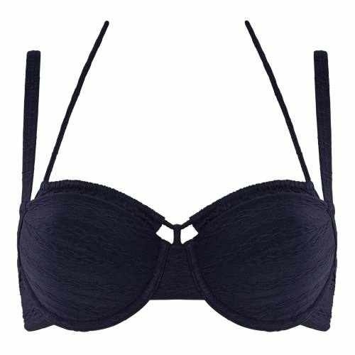 Marlies Dekkers Swimwear Holi Vintage navy blue padded bikini bra Marlies Dekkers Swimwear Holi Vintage navy blue padded bikini bra