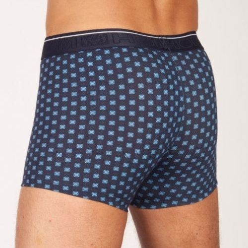 HOM Dominique navy/print boxer short HOM Dominique navy/print boxer short