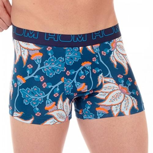 HOM Martin blue/print sport boxershort HOM Martin blue/print sport boxershort
