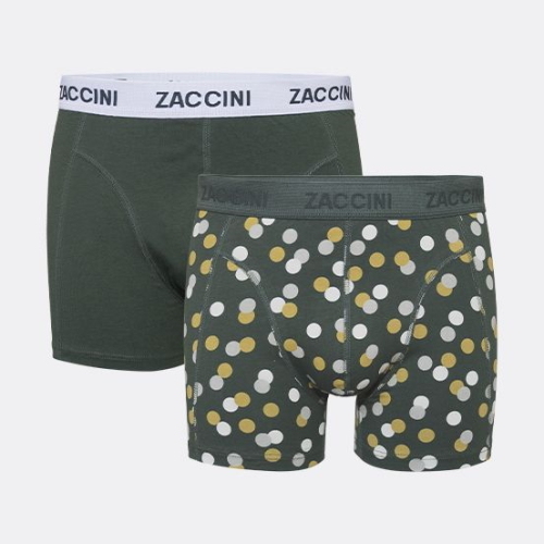 Zaccini Confetti khaki boxershort